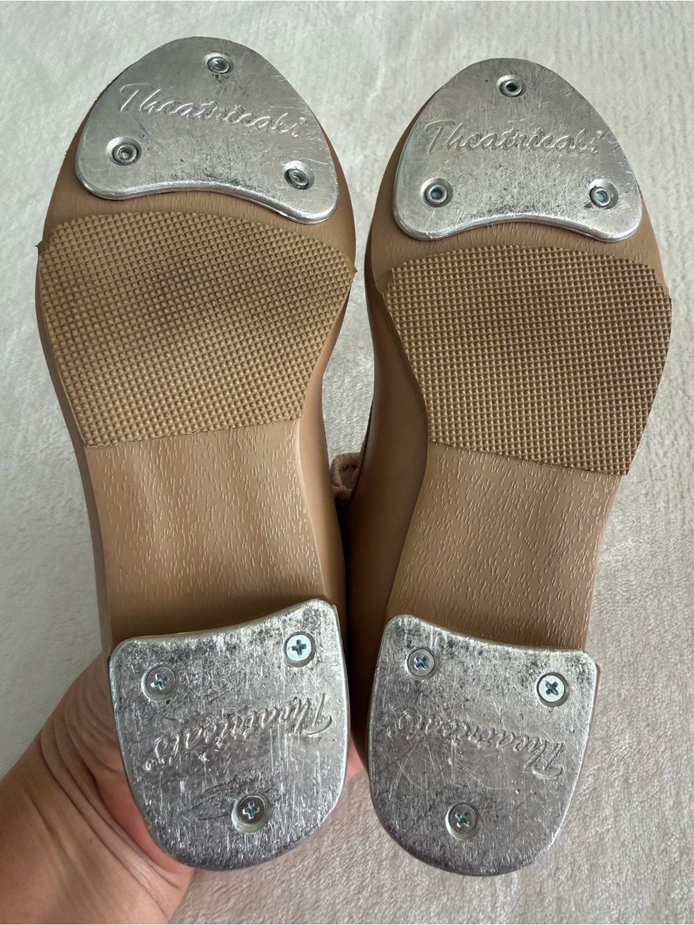 Classic Girls Mary Jane Dress Shoes in Light Brown with Hook-and-Loop Strap - Picture 7 of 9